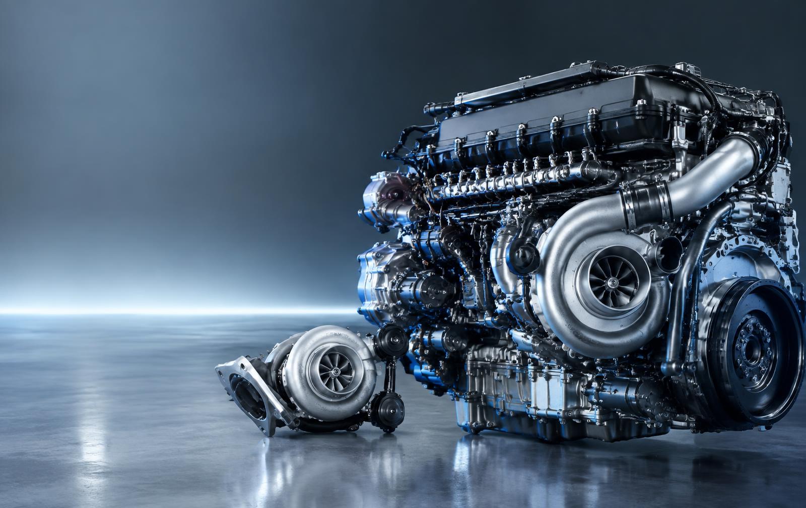 Diesel engine and turbo components