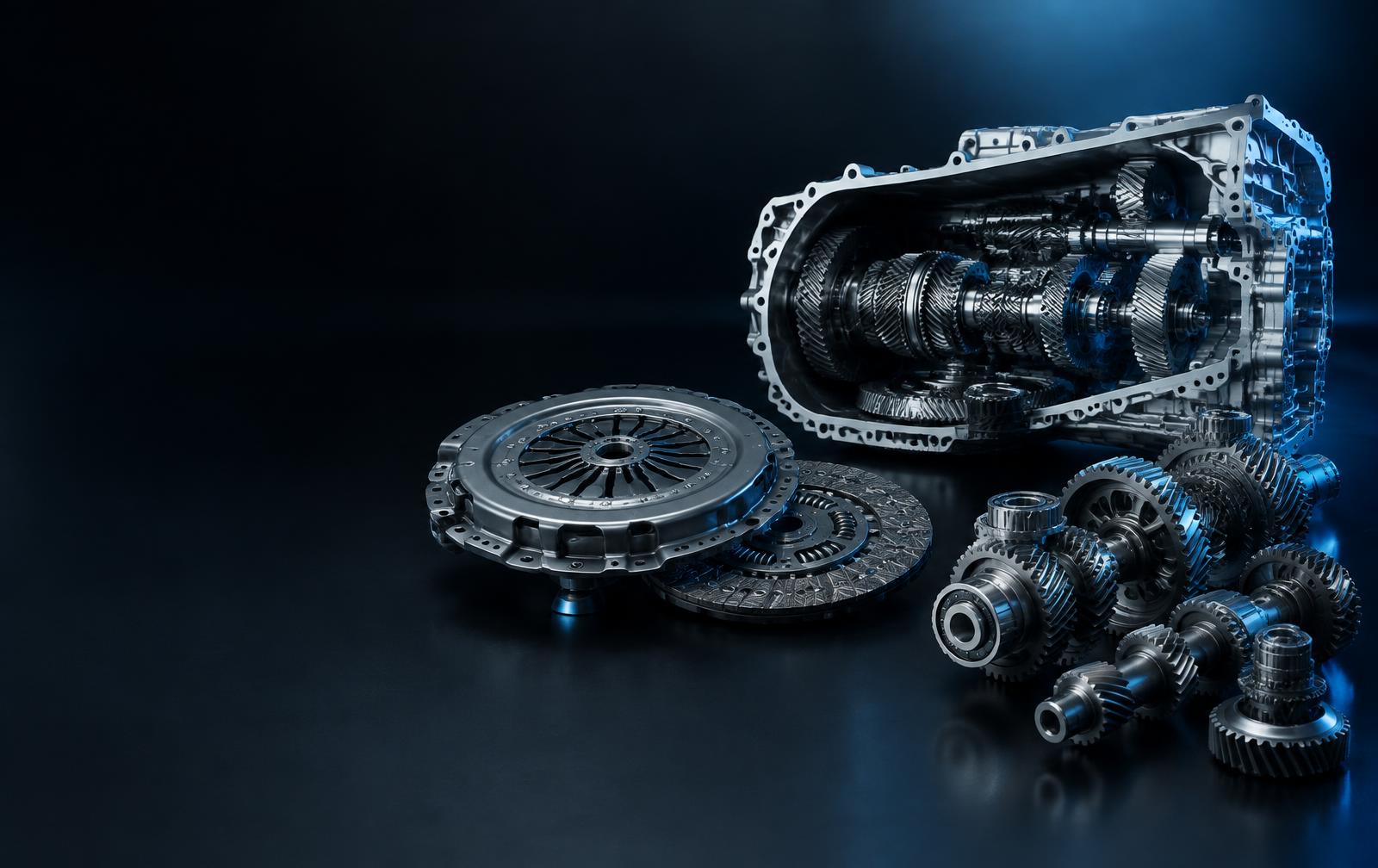 Gearbox internals, gear sets and clutch assembly